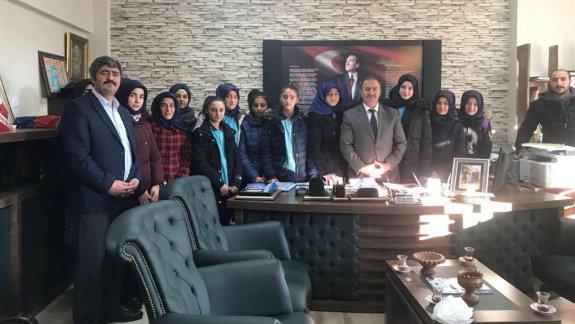 Hayme Ana Mesleki Teknik Anadolu Lisesi Öğrencileri Müdürlüğümüzü Ziyaret Ettiler